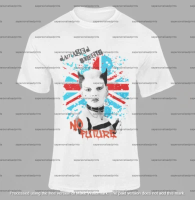 Damaged society, Soo Cat women, punk, rebellion, activist, UNION JACK, Tee - Image 1 of 2