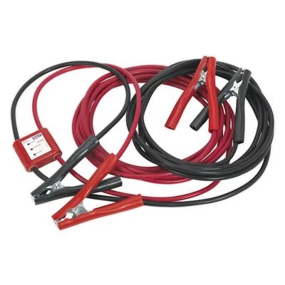 Sealey Booster Cables 7Mtr 450Amp 12/24V Electronics Protection Booster Cables - Image 1 of 4