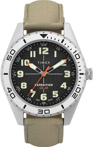 Timex TW4B30700 Men's Expedition Field Solar Powered 43mm Fabric Strap Watch - Picture 1 of 2