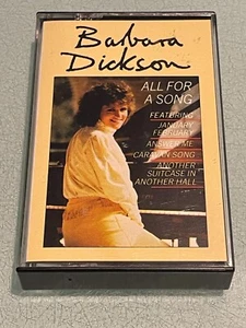 Barbara Dickson - All For a Song - Cassette Tape Album - 1981 CBS Records - Picture 1 of 5