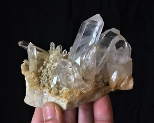 Phantom Quartz Cluster Himalayan Crystal /Mineral 120x70mm, Extra Quality - Picture 1 of 7