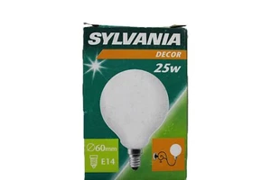 Sylvania Globe-Lampe G60 230V E14 25W Softweiß - Bild 1 von 1
