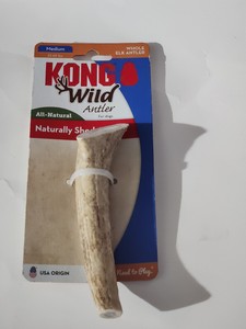 kong wild whole elk antler dog chew