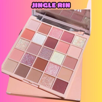 25-COLOR SHIMMER GLITTER & MATTE EYESHADOW MAKEUP PALETTE WATERPROOF 1PCS #01 - Image 1 of 4