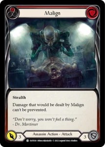 Malign (RED) Outsiders Flesh and blood Tcg NM - Bild 1 von 1
