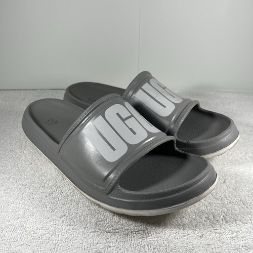 UGG Wilcox Slides Uomo Taglia 10 Grigio