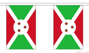 BURUNDI 9 METRE BUNTING 30 FLAGS flag Bujumbura africa african - Picture 1 of 1