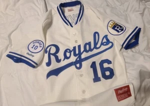 BO JACKSON 1987 KANSAS CITY ROYALS RAWLINGS HOME AUTHENTIC JERSEY SIZE 40 - Picture 1 of 14
