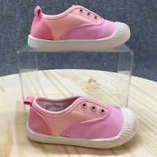 Cat & Jack Shoes Toddler 7 Rory Sneaker Pink Faux Leather Comfort Closed Low Top