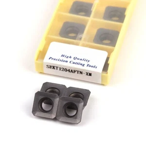 10PCS SEKT1204AFTN-XM CNC Carbide Square Milling Inserts Lathe Tools SEKT1204 - Picture 1 of 4