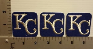 3-PCS KANSAS CITY ROYALS   VINTAGE EMBROIDERED PATCH - Picture 1 of 2