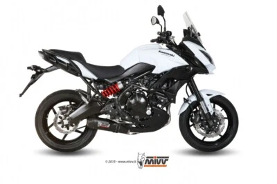 Scarico Completo MIVV Oval Carbonio cc per Kawasaki Versys 650 2015 > 2020 Foto 1 de 4