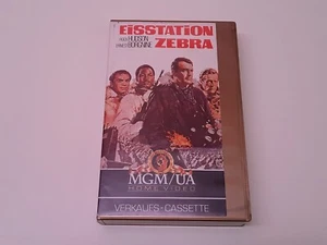 Eisstation Zebra 1968 VHS German PAL Video Glasbox-Einleger Rock Hudson - Bild 1 von 5