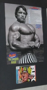 Flex Magazine 04/1998 Arnold Schwarzenegger Giant Poster Gayle Moher Rare F+ - Picture 1 of 12