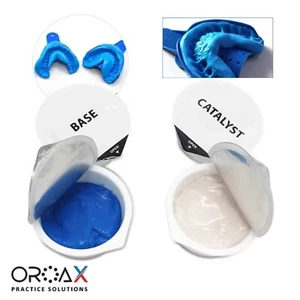 Zahnabformung Silikonkittmaterial oben unten hydrophil festeres Material - Bild 1 von 10