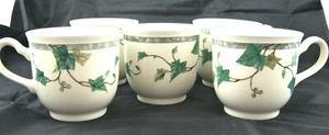 Noritake Keltcraft Ireland 9180 Ivy Lane Coffee Tea Cups Set of 5 (B15) - Picture 1 of 4