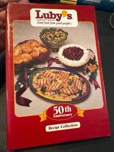 Luby's Cafeteria 50th Anniversary Recipe Collection Cookbook 1996 Spiral Bound - Picture 1 of 5