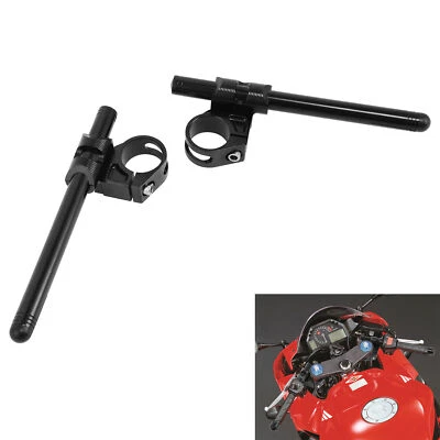 45mm 7/8" Clip On Handlebar For SUZUKI GSXR600 1996-1999 HONDA CBR600RR 2003-04 - Image 1 of 4