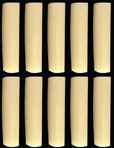 10x Unbleached Bone Non-slotted Nut 1-3/4"x15/64"x3/8" (45x6x9mm) Guitar Luthier - Picture 1 of 3