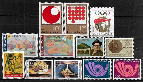 [DL-023] Dollar Lot - Yugoslavia Mint Never Hinged Stamps Cover