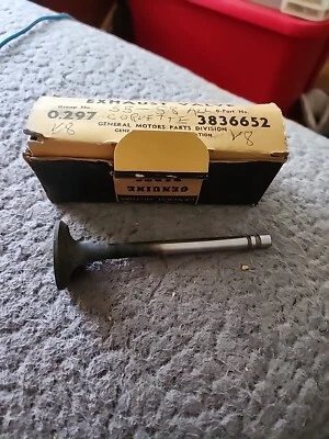 Chevrolet Corvette 1955-58 válvula de escape GM# 3836652 Foto 1 de 4