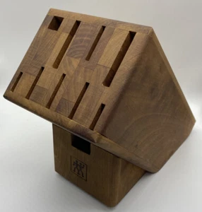 Zwilling J.A. Henkels Knife Block - 10 Hole- scissors, sharpener, 8 knives - Picture 1 of 5