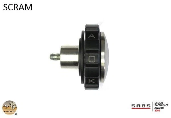 Bloqueo de acelerador de control de crucero Kaoko negro Triumph Scrambler 2006 - 2014 Foto 1 de 1