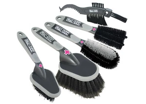 Muc-Off Premium Reinigungsbürsten Set 5-teilig Fahrrad Bürsten Reinigung - Bild 1 von 2
