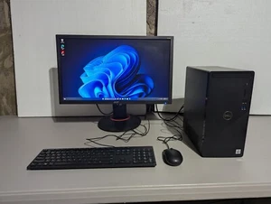 Dell Inspiron Compact Desktop - Mist Blue intel i3 16GB Memory 500GB SSD - Picture 1 of 6