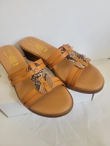 Easy Street Women's 8.5M Tuscany Micola Sandals, BROWN - Picture 1 of 8