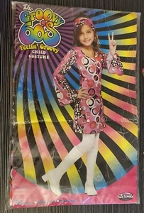 Child's Halloween Costume Girls Age 4-6 The Groovy 60s - Picture 1 of 5