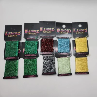 Pre Blended Metallic Thread Lot Of 10 (Lot #7) - Image 1 of 4