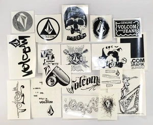 18 Vintage VOLCOM Original Stickers from Skateboard Shop 2007-2009 - Picture 1 of 4