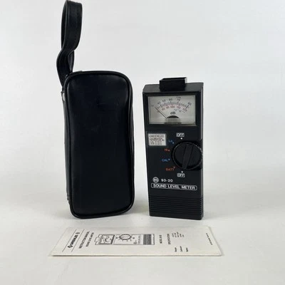 Vintage Greenlee Sound Level Meter 93-20 with Case & Paperwork - TESTED! - Image 1 of 4