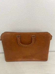 I Medici hellbraune italienische Leder Aktentasche - Bild 1 von 9