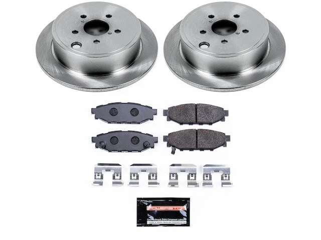 Kit de pastillas de freno trasero y rotor para Subaru Legacy 2010-2014 2011 2012 2013 HB773CX Foto 1 de 1