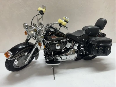 Harley Davidson Softail Connoisseur 1986 Franklin Mint 1:5 motocicleta clásica Foto 1 de 4