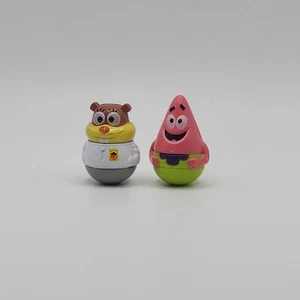Spongebob weeble wobble (Sandy Cheeks & Patrick) Frankford collectible - Picture 1 of 5