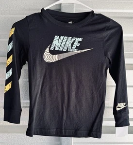Nike Little Boys Futura Hazard Tread Long Sleeve T-shirt SZ: 7 - Picture 1 of 3