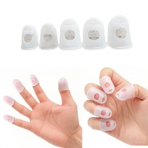 5 PIEZAS Silicona Parar Morderse Uñas Prevención para Niños Dedo Cuna Mangas para Dedos - Imagen 1 de 5