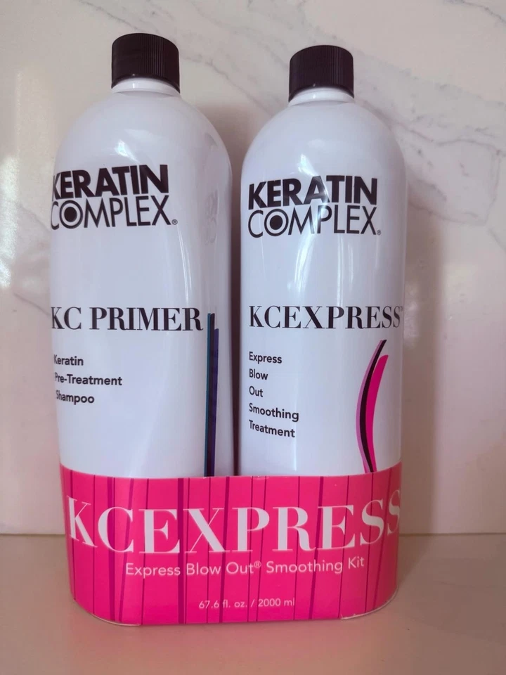 KERATIN COMPLEX EXPRESS PRE-TREATMENT SHAMPOO/BLOW OUT SMOOTHING TREATMENT-NEW - Image 1 of 1