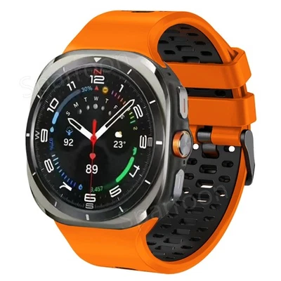 Correa de reloj de silicona de repuesto para Samsung Galaxy Watch Ultra 47 mm 2025 Foto 1 de 4