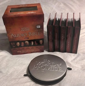 The Word of Promise Audio Bible NKJV 79 CDs & Bonus Dvd Thomas Nelson 90+ Hours - Foto 1 di 6