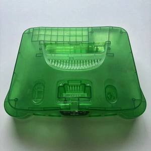 Ober- & Unterschale Nintendo 64 N64 Jungle Green Konsole gebraucht Original Ersatz - Bild 1 von 13