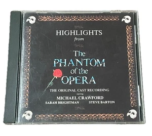 Highlights PHANTOM OF THE OPERA original cast CD 1988 Tested Clean - Picture 1 of 3