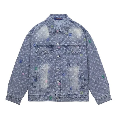 jacquard chaqueta vaquera camisa manga larga chaqueta vaquera Foto 1 de 4