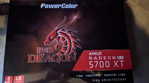 PowerColor AMD Radeon RX 5700 XT 8GB Grafikkarte - Red Dragon - Bild 1 von 4