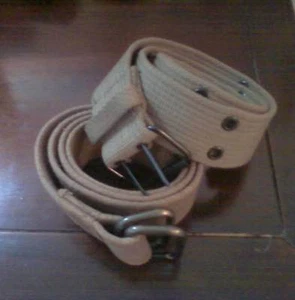 Herren 2 Military Style Canvas Gürtel - Bild 1 von 2