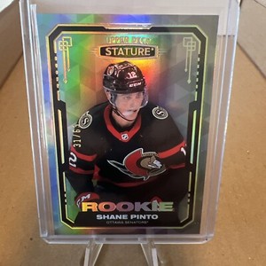 SHANE PINTO 2021-22 UPPER DECK STATURE DESIGN VARIANT ROOKIE /65 RC#137