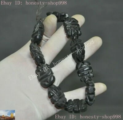 Pulsera amuleto dios sol tallado hierro meteorito cultura china Hongshan Foto 1 de 4